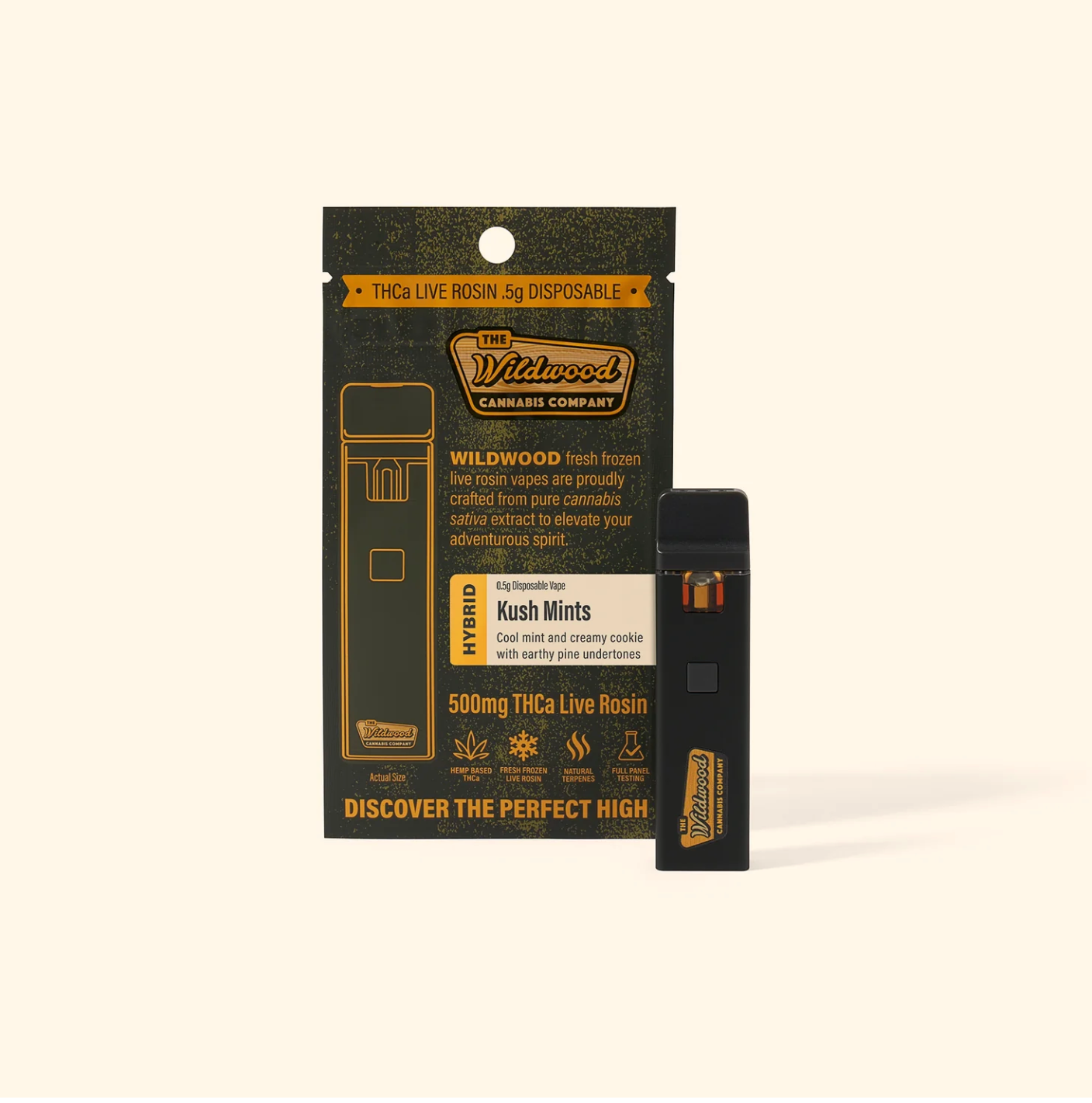 Wildwood Fresh Frozen Live Rosin O.5g Disposible The Gras Company Wildwood Fresh Frozen Live Rosin O.5g Disposible The Gras Company