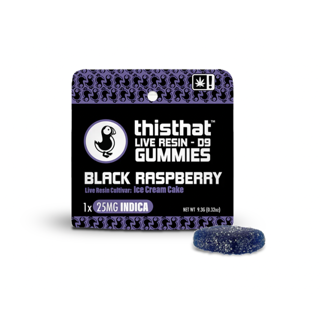ThisThat Live Resin D9 Gummies — Single 25mg