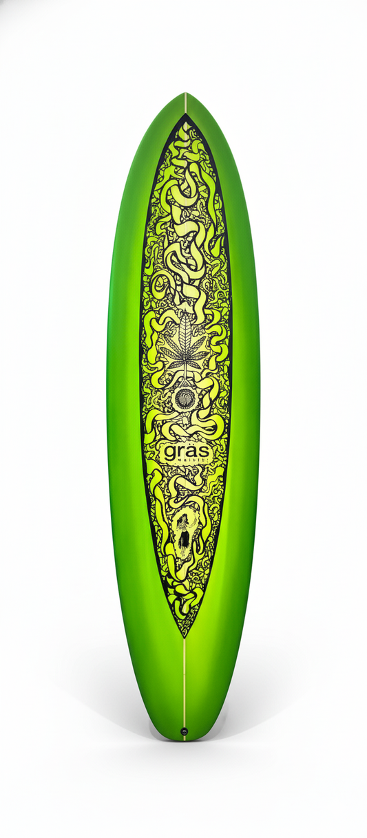 7’0 Channel Bottom Twin – Doodle Deck Edition
