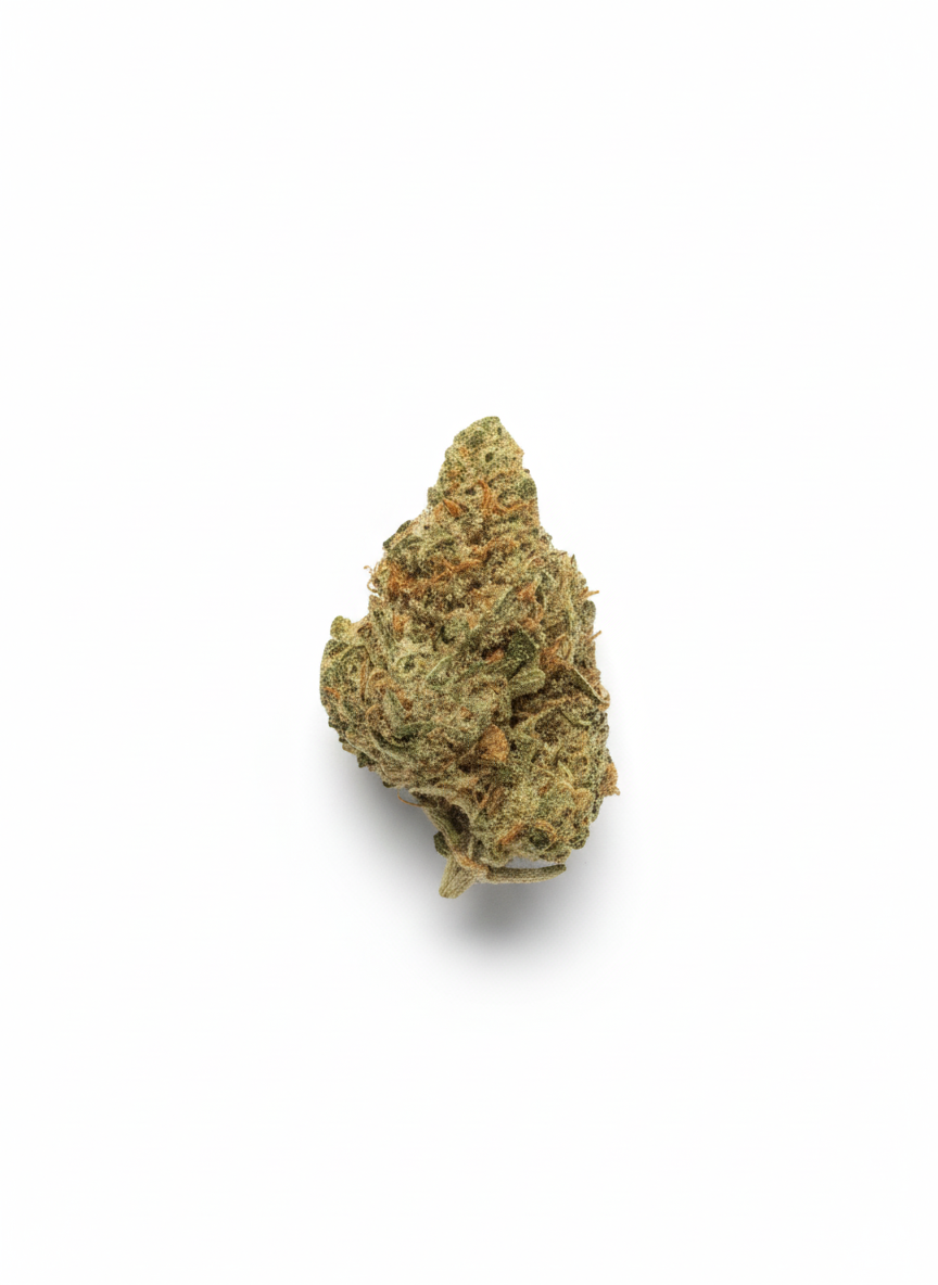 HI IND Mac Daddy Sativa THCa flower — premium uplifting sativa strain with tropical aroma and creative energy
