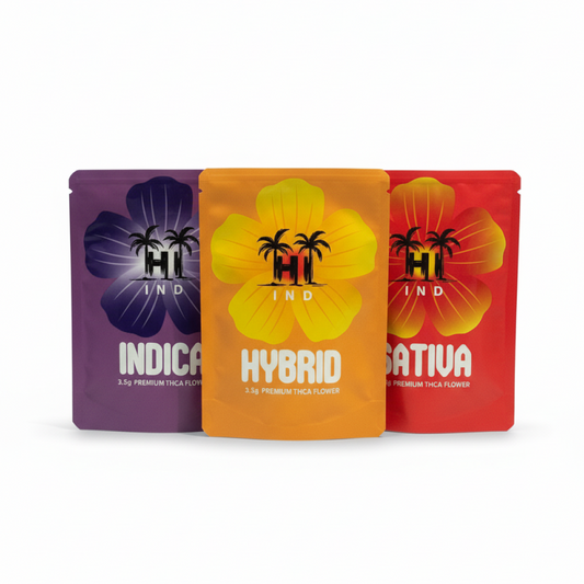 HI IND THCa flower bud — premium small-batch cannabis flower grown in Hawaii for potency and purity