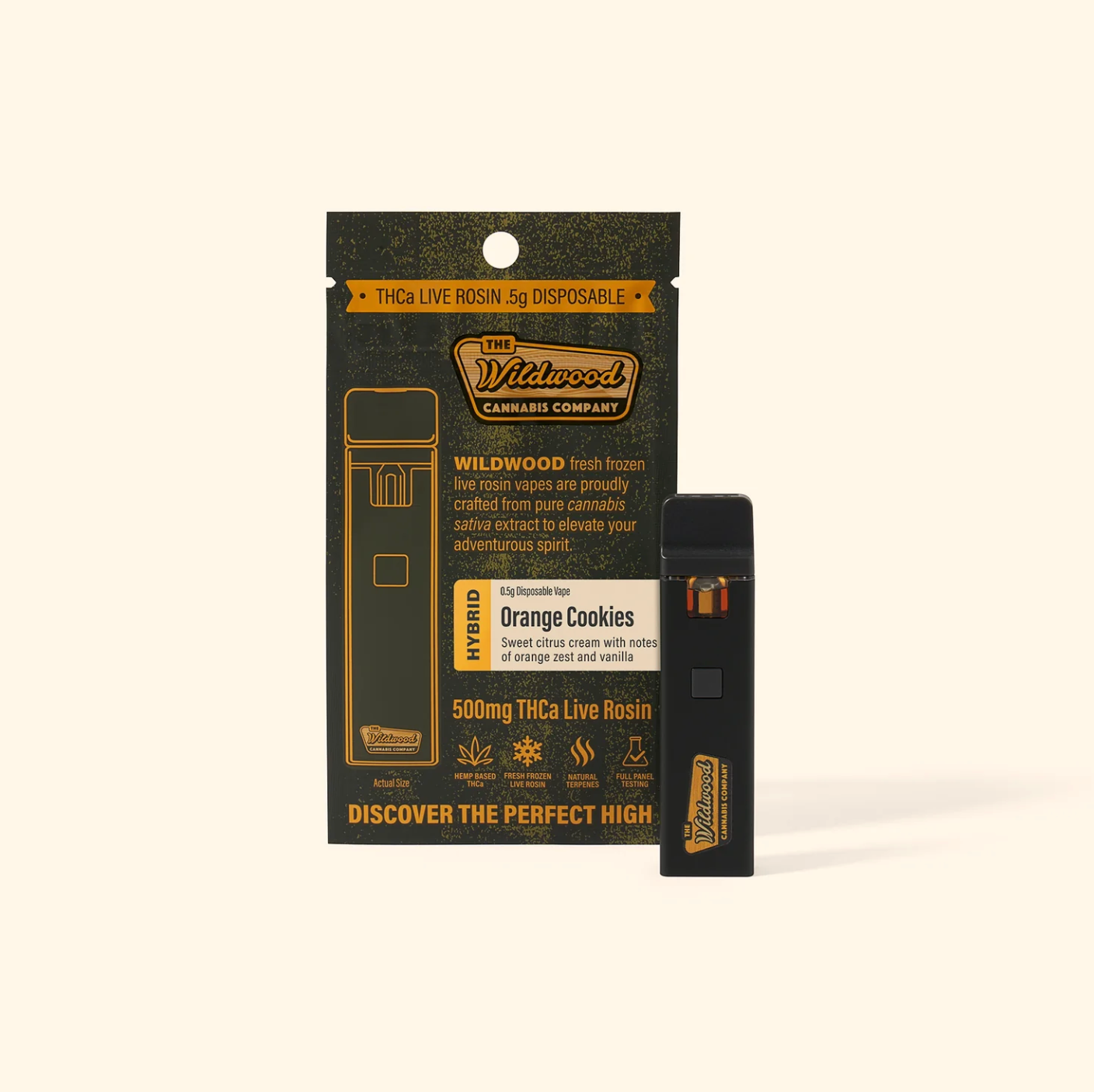 Wildwood Fresh Frozen Live Rosin O.5g Disposible