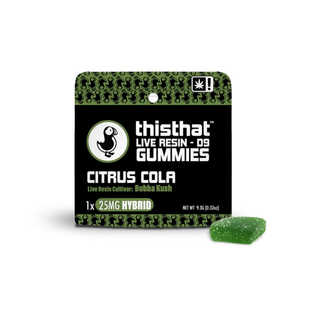 ThisThat Live Resin D9 Gummies — Single 25mg