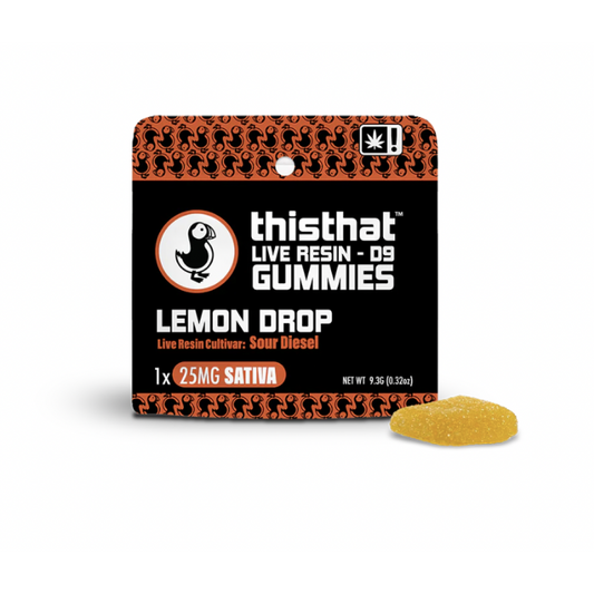 ThisThat Live Resin D9 Gummies — Single 25mg