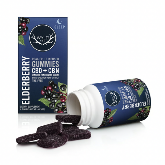 Wyld CBD + CBN Gummies — Elderberry (Sleep Blend)