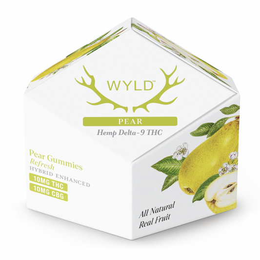 Wyld Delta-9 THC + CBG Gummies — Pear (Focus & Refresh)